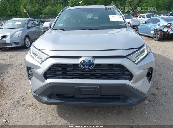 2T3R6RFV7LW001496 2020 TOYOTA RAV4 HYBRID Silver Widok zestawu wskaźników