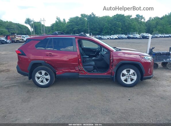 2T3R6RFVXMW016849 2021 TOYOTA RAV4 HYBRID Red Սալոնի հետևի տեսք
