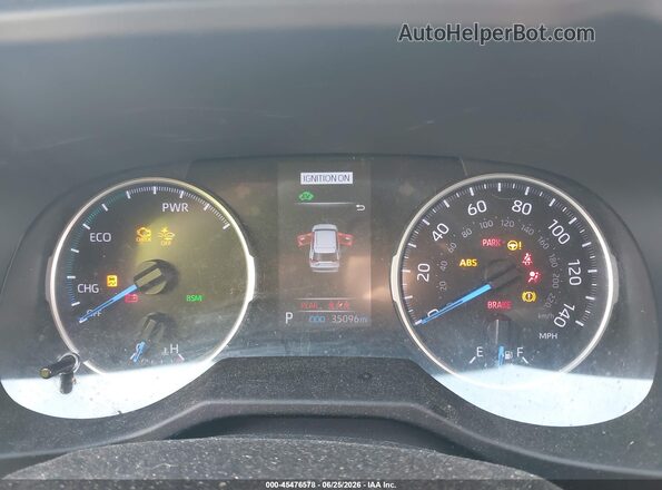 2T3R6RFVXMW016849 2021 TOYOTA RAV4 HYBRID Red Հետևի նստատեղերի տեսք