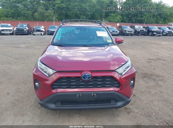 2T3R6RFVXMW016849 2021 TOYOTA RAV4 HYBRID Red Սարքավորումների վահանակի տեսք