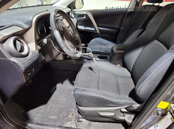 2T3RFREV0GW464054 2016 TOYOTA RAV4 Gray Вид салону спереду