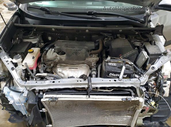 2T3RFREV0HW563703 2017 TOYOTA RAV4 Серебряный Вид подкапотного пространства
