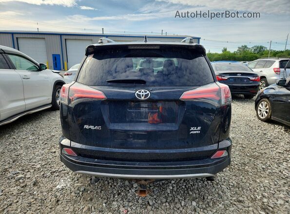2T3RFREV0HW578914 2017 TOYOTA RAV4 Black Հետևի տեսք