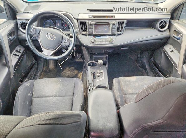 2T3RFREV0HW578914 2017 TOYOTA RAV4 Black Առջևի վահանակի տեսք