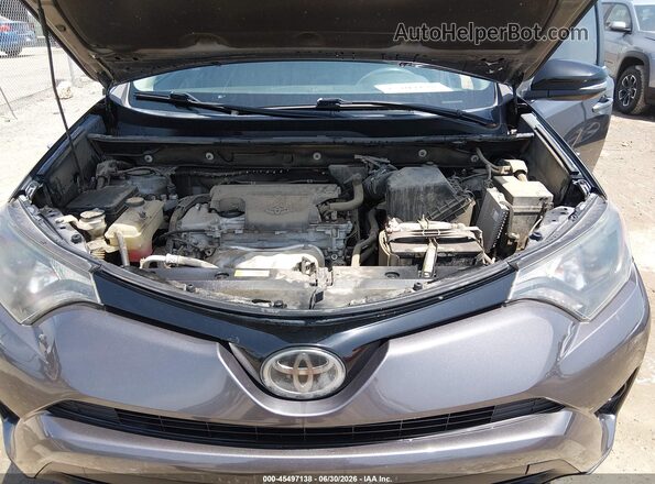 2T3RFREV0JW710317 2018 TOYOTA RAV4 Gray Widok z tyłu