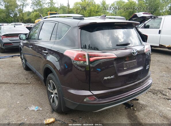 2T3RFREV0JW825371 2018 TOYOTA RAV4 Purple Задня ліва чверть