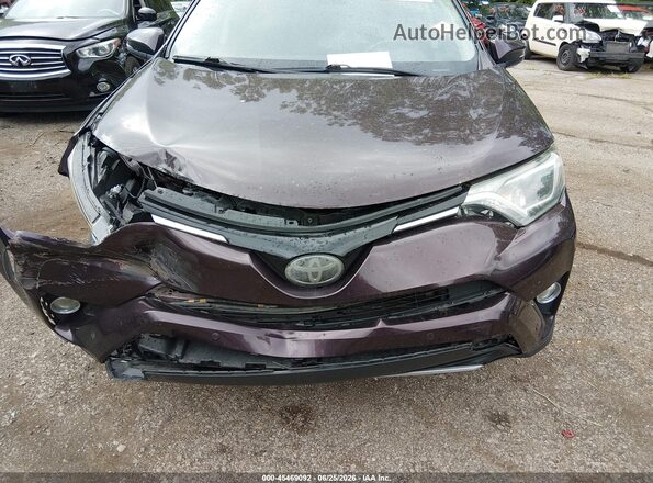 2T3RFREV0JW825371 2018 TOYOTA RAV4 Purple Вид спереду