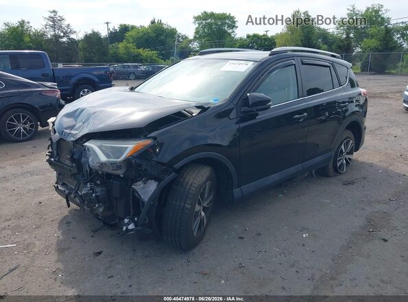 2T3RFREV1GW455315 2016 TOYOTA RAV4 Черный Передняя левая четверть