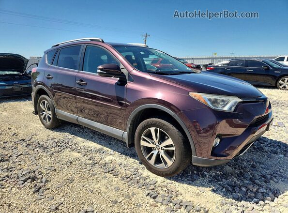 2T3RFREV1HW577075 2017 TOYOTA RAV4 Purple Front right
