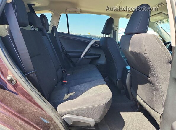 2T3RFREV1HW577075 2017 TOYOTA RAV4 Purple Rear interior view