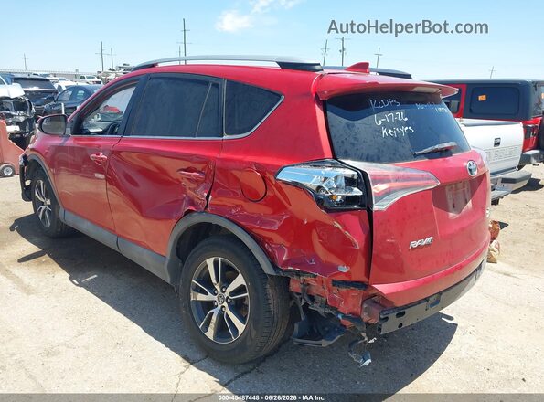 2T3RFREV1HW587704 2017 TOYOTA RAV4 Красный Задняя левая четверть