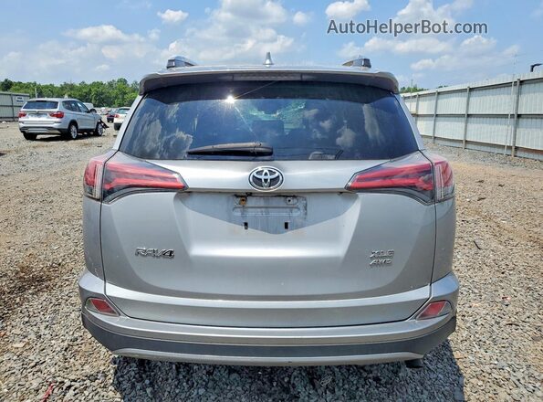 2T3RFREV1HW615193 2017 TOYOTA RAV4 Silver Rear view