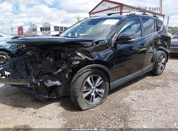 2T3RFREV1HW639056 2017 TOYOTA RAV4 Black Առջևի ձախ երեք քառորդ տեսարան