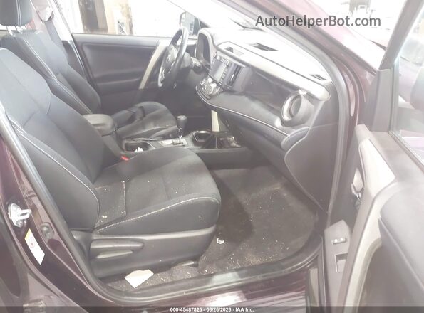 2T3RFREV1JW781073 2018 TOYOTA RAV4 Purple Вид салону спереду