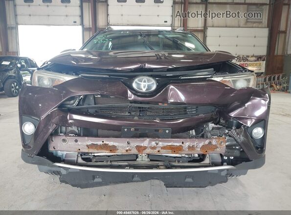 2T3RFREV1JW781073 2018 TOYOTA RAV4 Purple Вид спереду