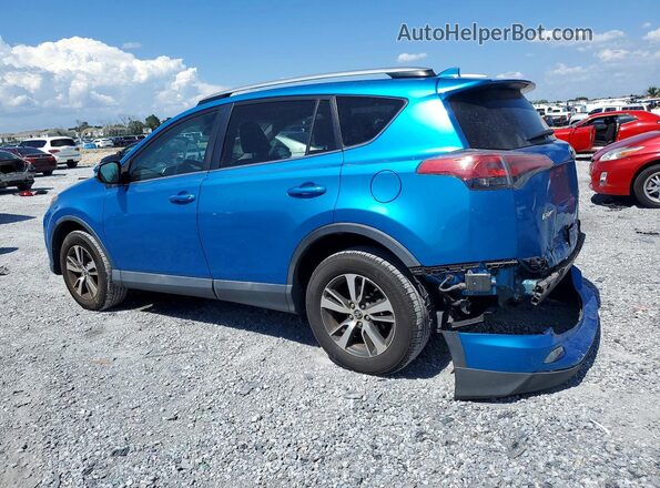 2T3RFREV1JW815111 2018 TOYOTA RAV4 Blue Задня ліва чверть