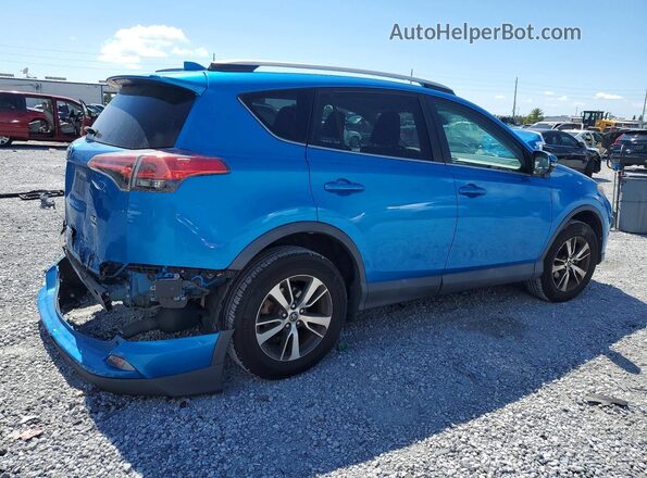 2T3RFREV1JW815111 2018 TOYOTA RAV4 Blue Задня права чверть