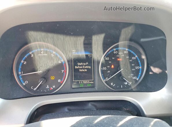 2T3RFREV1JW815111 2018 TOYOTA RAV4 Blue Вид щитка приладів
