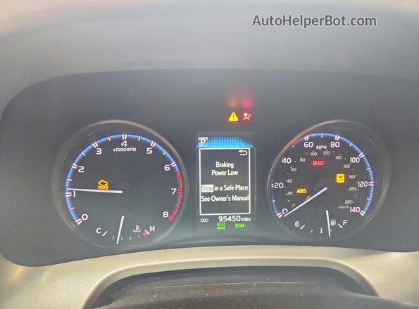 2T3RFREV2HW692879 2017 TOYOTA RAV4 Black Սարքավորումների վահանակի տեսք