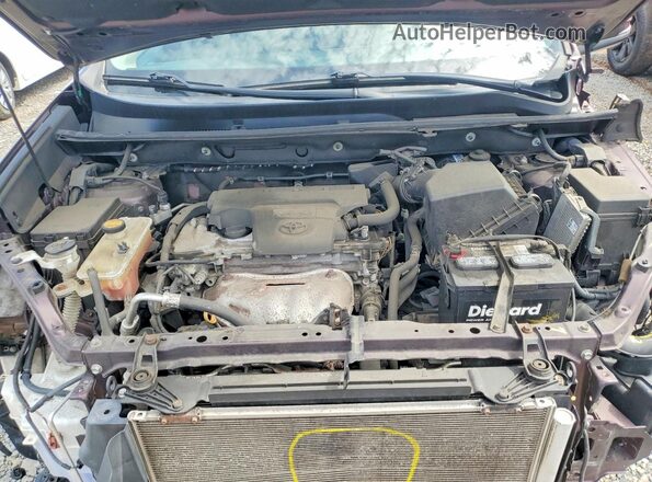 2T3RFREV3GW469538 2016 TOYOTA RAV4 Темно-бордовый Вид подкапотного пространства