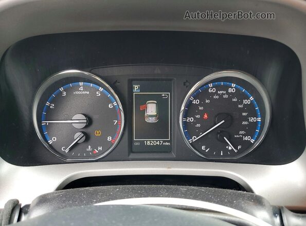 2T3RFREV3GW469538 2016 TOYOTA RAV4 Темно-бордовый Вид щитка приборов