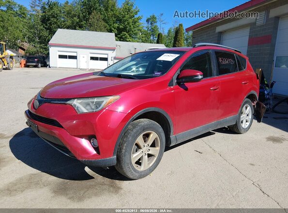 2T3RFREV3HW587932 2017 TOYOTA RAV4 Red Front left