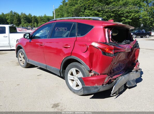 2T3RFREV3HW587932 2017 TOYOTA RAV4 Red Rear left
