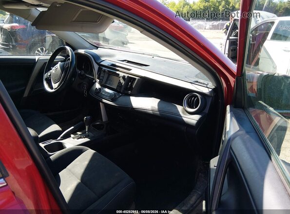 2T3RFREV3HW587932 2017 TOYOTA RAV4 Red Front interior view