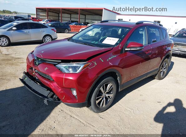 2T3RFREV3JW715737 2018 TOYOTA RAV4 Red Передня ліва чверть