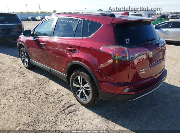 2T3RFREV3JW715737 2018 TOYOTA RAV4 Red Задня ліва чверть
