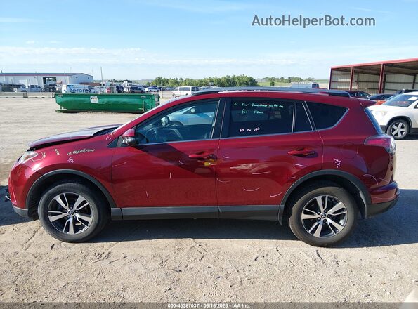 2T3RFREV3JW715737 2018 TOYOTA RAV4 Red Панорамний вид салону 360°