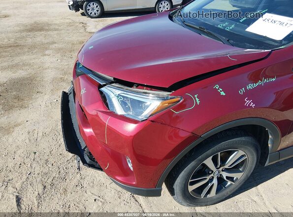 2T3RFREV3JW715737 2018 TOYOTA RAV4 Red 