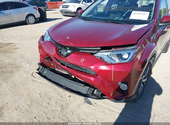 2T3RFREV3JW715737 2018 TOYOTA RAV4 Red 