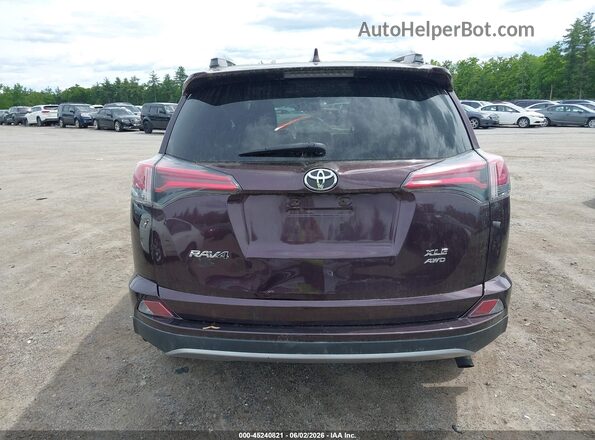 2T3RFREV3JW733607 2018 TOYOTA RAV4 Темно-бордовый 