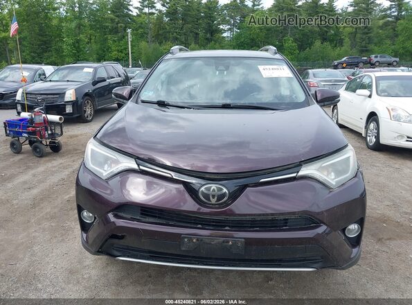 2T3RFREV3JW733607 2018 TOYOTA RAV4 Темно-бордовый Вид щитка приборов