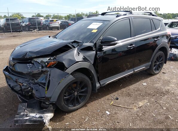 2T3RFREV3JW821198 2018 TOYOTA RAV4 Black წინა მარცხენა ხედი სამი მეოთხედიდან
