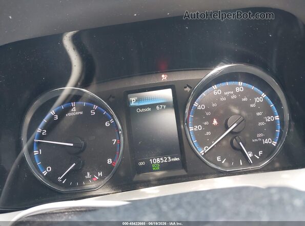 2T3RFREV4GW506743 2016 TOYOTA RAV4 White Widok tylnych siedzeń