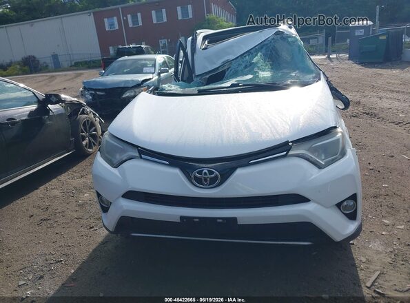 2T3RFREV4GW506743 2016 TOYOTA RAV4 White Widok zestawu wskaźników