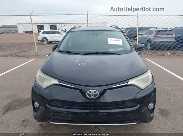 2T3RFREV4HW575918 2017 TOYOTA RAV4 Black Vista del cuadro de instrumentos