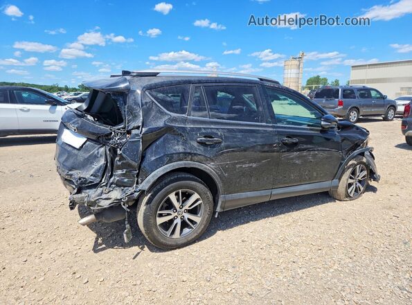 2T3RFREV4JW704794 2018 TOYOTA RAV4 Black Trasero derecho