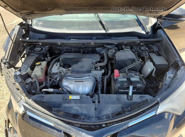 2T3RFREV4JW704794 2018 TOYOTA RAV4 Black Vista interior trasera