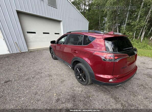 2T3RFREV4JW766535 2018 TOYOTA RAV4 Red Rear left