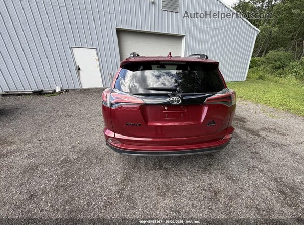 2T3RFREV4JW766535 2018 TOYOTA RAV4 Red Instrument cluster view