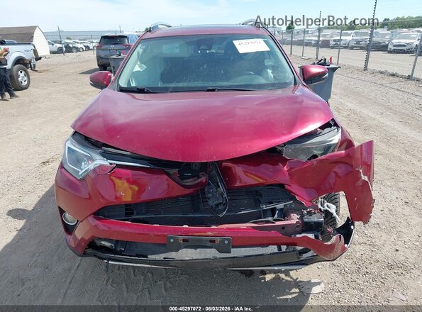 2T3RFREV4JW817810 2018 TOYOTA RAV4 Red Սարքավորումների վահանակի տեսք