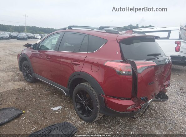2T3RFREV4JW836096 2018 TOYOTA RAV4 Red Trasero izquierdo