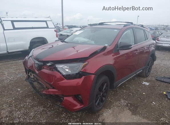2T3RFREV4JW836096 2018 TOYOTA RAV4 Red Vista tres cuartos delantera izquierda