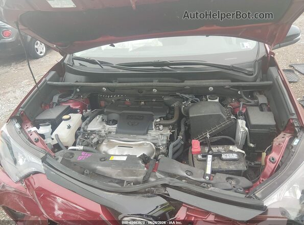 2T3RFREV4JW836096 2018 TOYOTA RAV4 Red Vista trasera