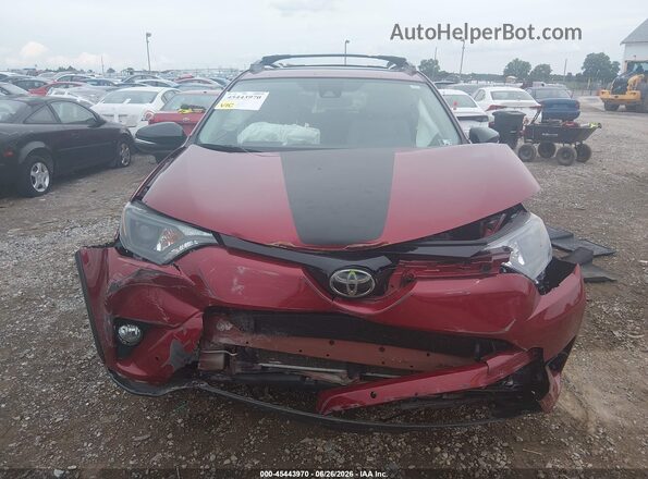 2T3RFREV4JW836096 2018 TOYOTA RAV4 Red Vista del cuadro de instrumentos