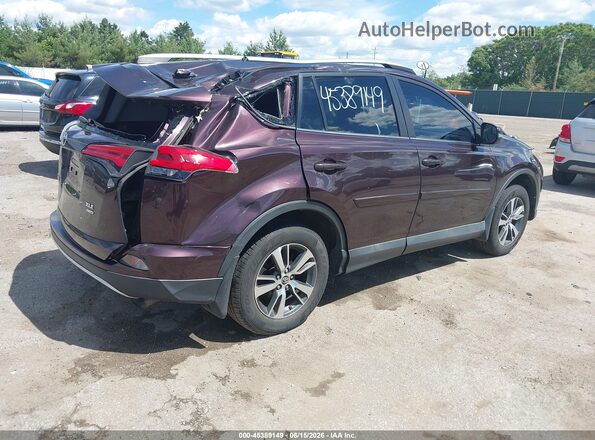 2T3RFREV5GW440560 2016 TOYOTA RAV4 Burgundy Հետևի աջ