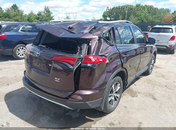 2T3RFREV5GW440560 2016 TOYOTA RAV4 Burgundy Դիմացի տեսք